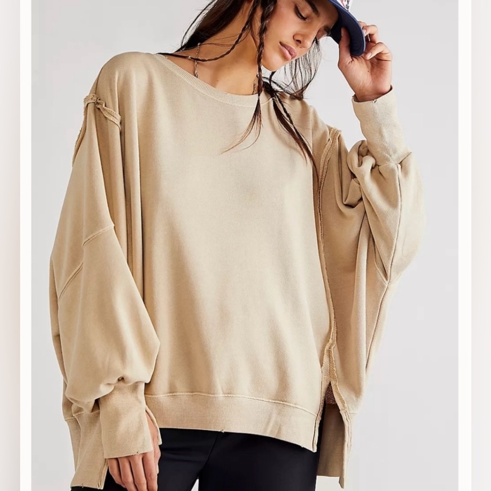 Free People Camden Oversized Pullover